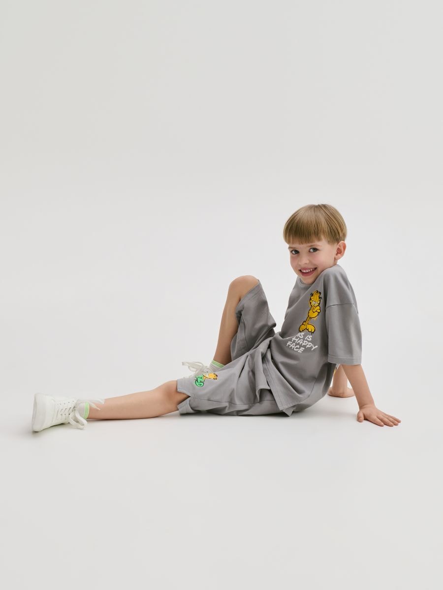 Garfield cotton set - dark grey - RESERVED - 5