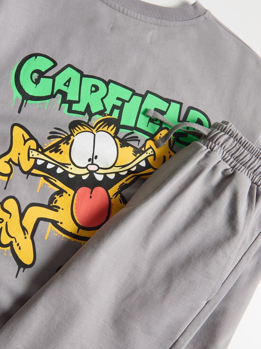Garfield cotton set - dark grey - RESERVED - 3