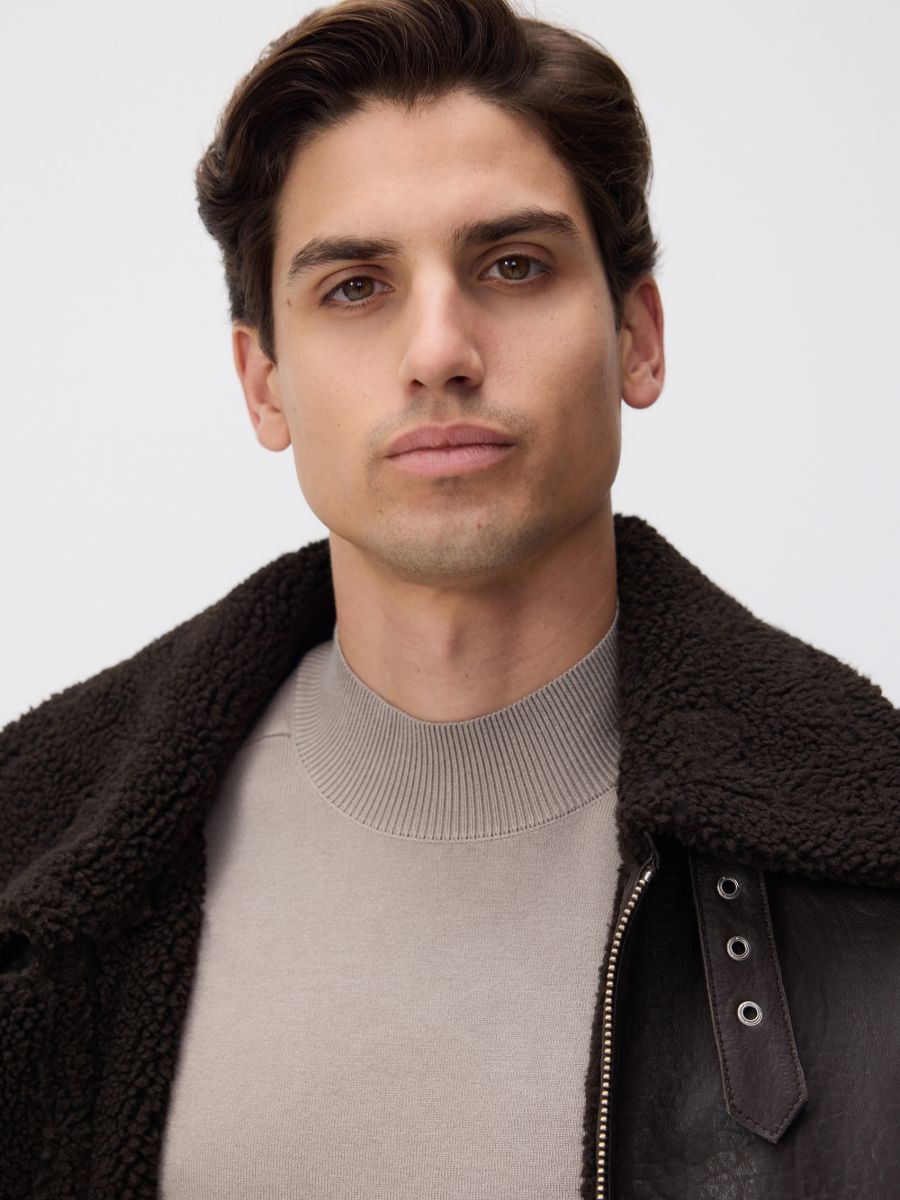 Pull en viscose majoritaire - Gris clair - RESERVED - 2