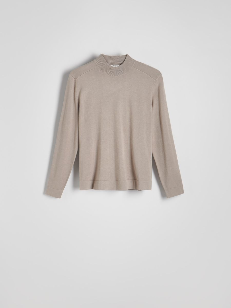 Pull en viscose majoritaire - Gris clair - RESERVED - 5