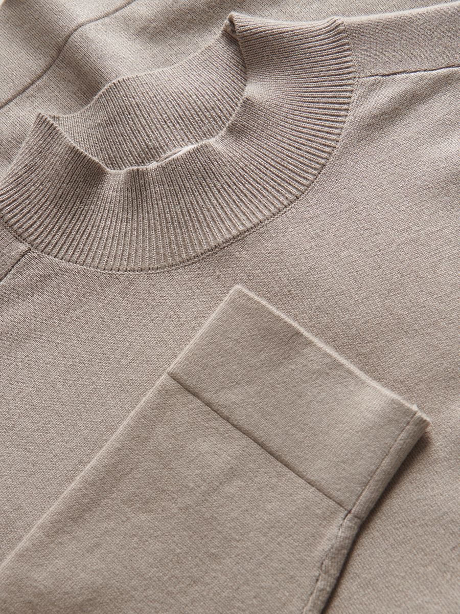 Pull en viscose majoritaire - Gris clair - RESERVED - 6