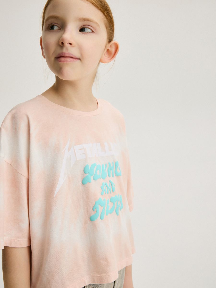 Metallica T-shirt with tie dye effect - multicolor - RESERVED - 3