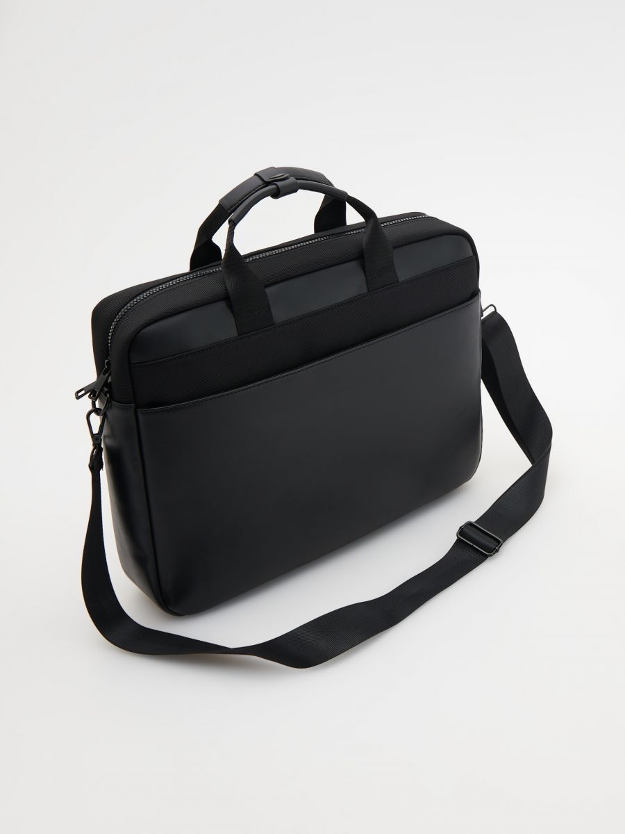 Shoulder bag with handles - black - RESERVED - 2
