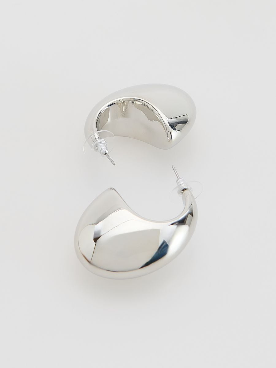 Teardrop earrings - silver - RESERVED - 3