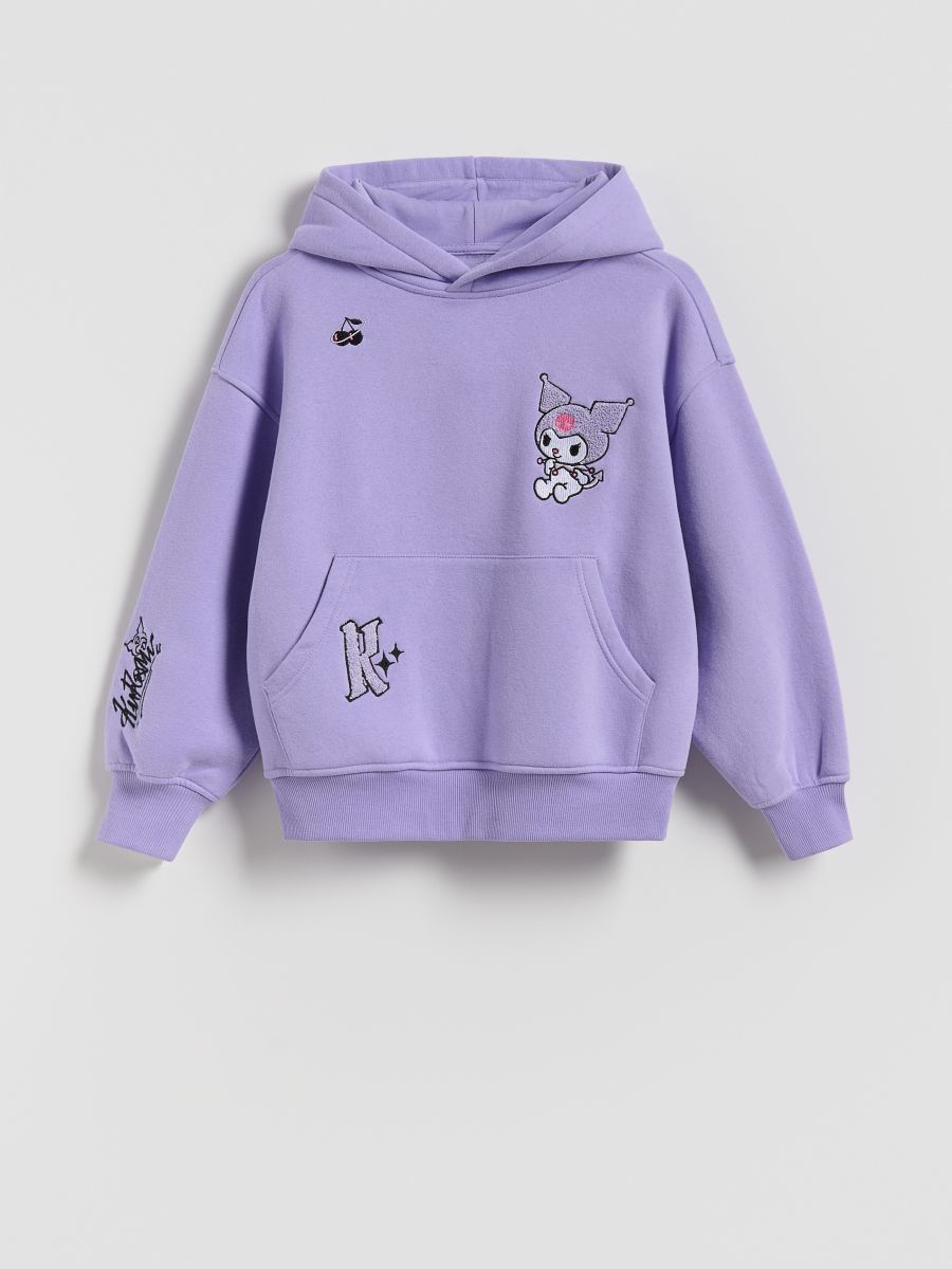 Cotton Kuromi sweatshirt - violet - RESERVED