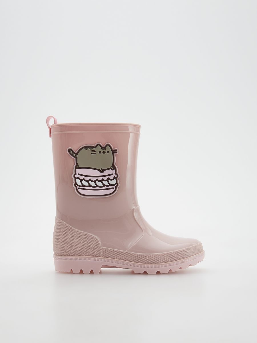 Pusheen gumicsizma - mályva - RESERVED - 2