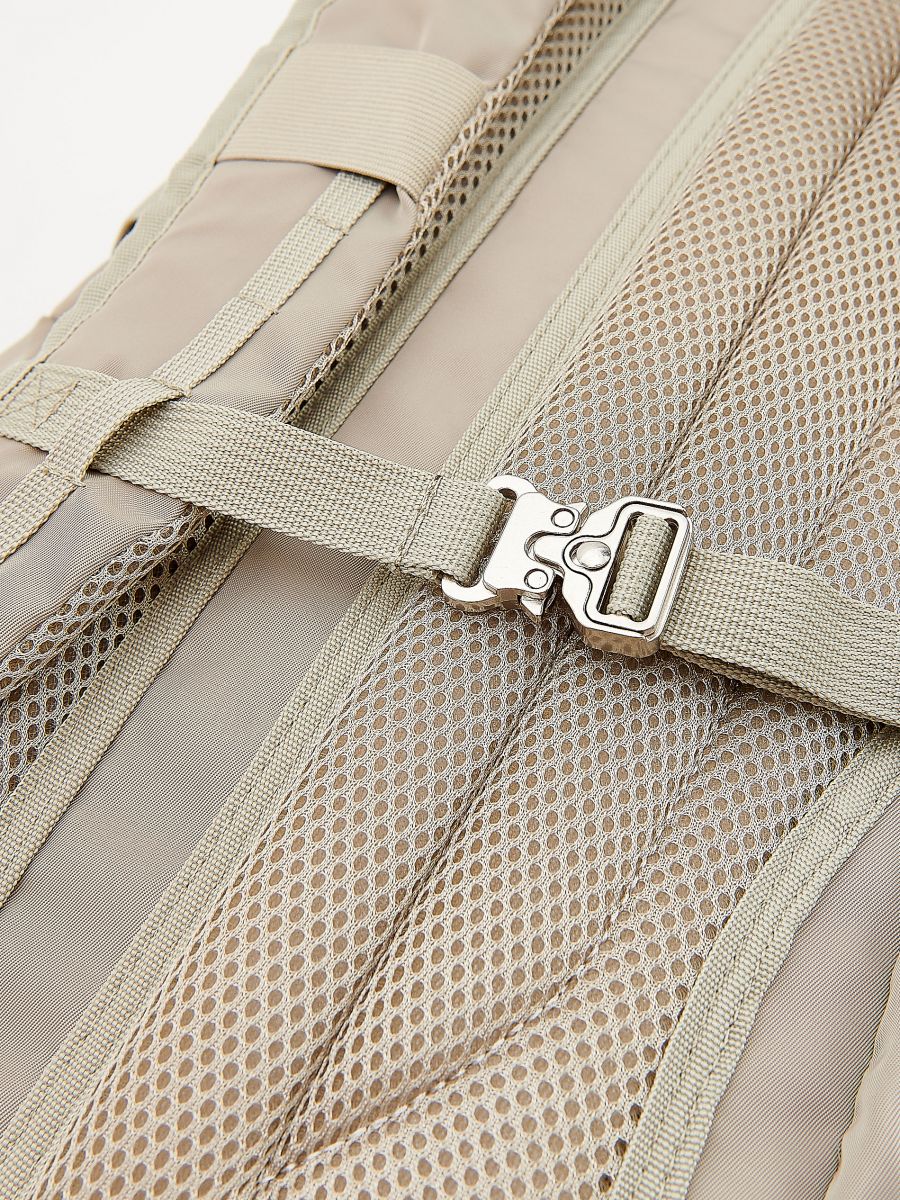 Large capacity backpack with pockets - beige - RESERVED - 5