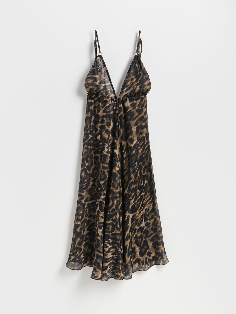 LADIES` PONCHO - braon - RESERVED