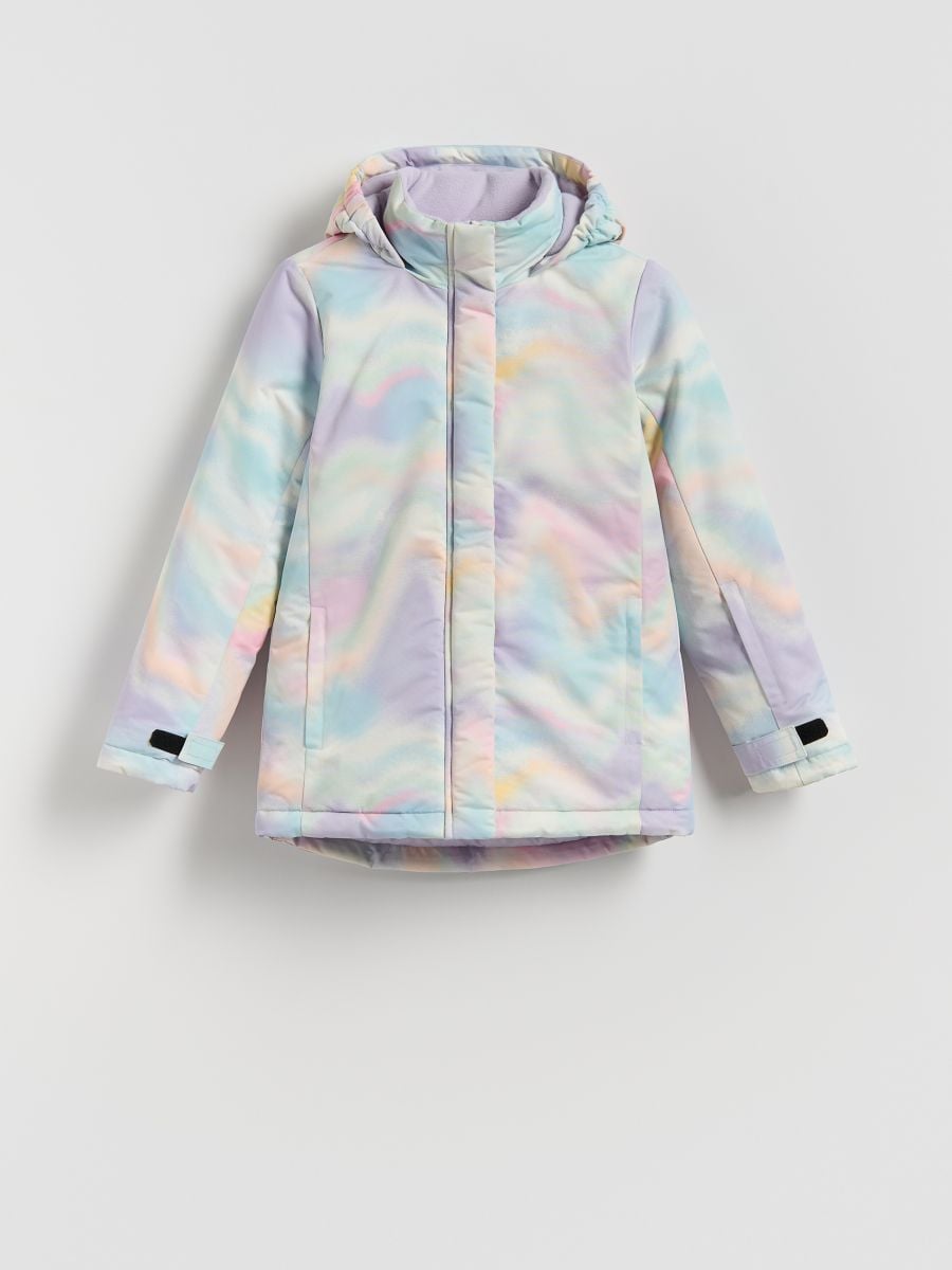 Gewatteerd jack met capuchon - meerkleurig - RESERVED