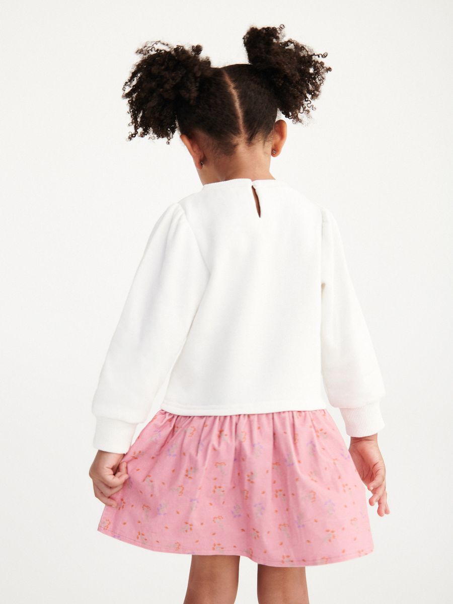 Kleid mit dekorativem Saum - bunt - RESERVED - 5