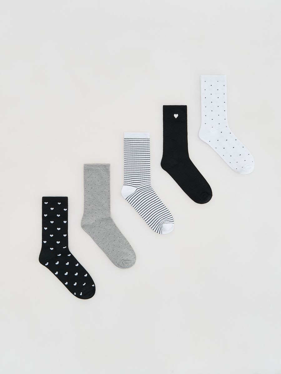 LADIES` SOCKS - μαυρο - RESERVED
