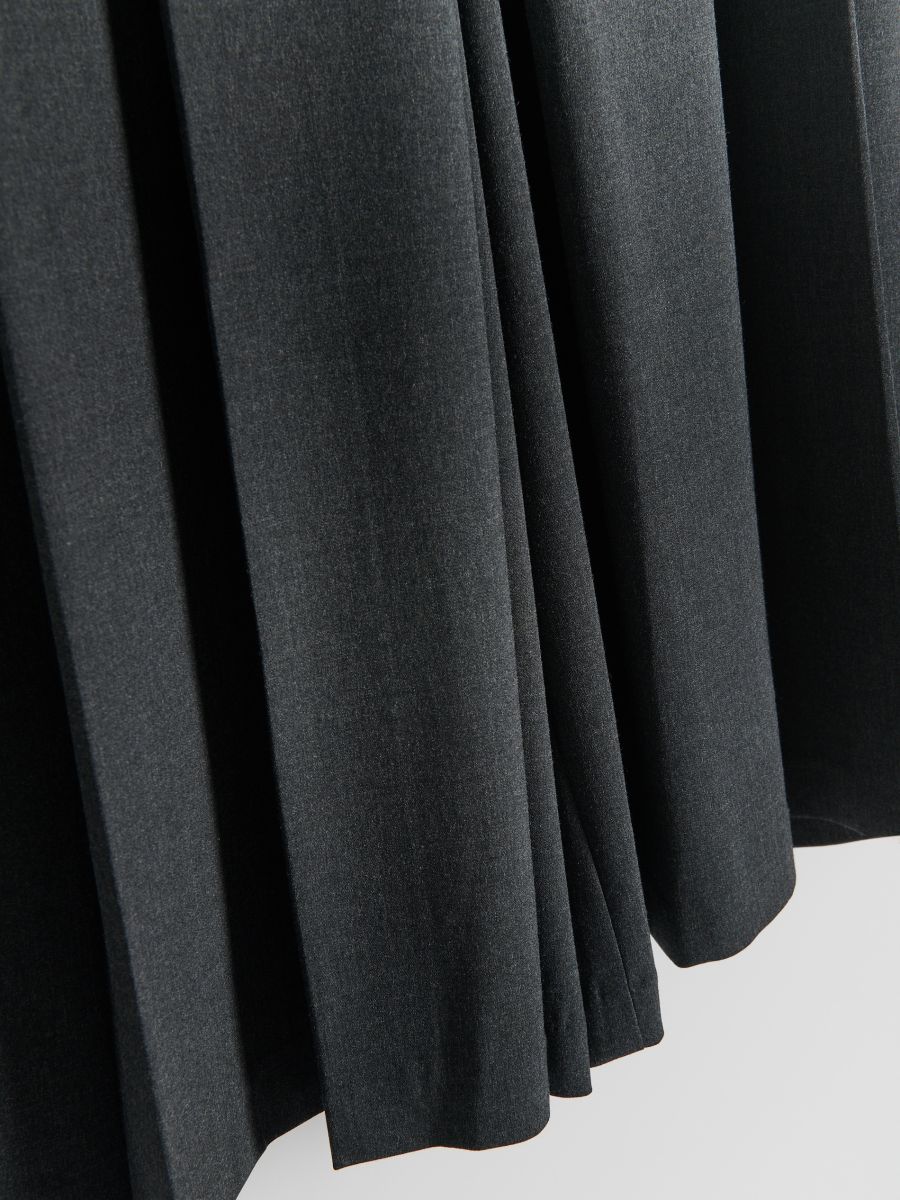 Pleated skort - mid grey - RESERVED - 7