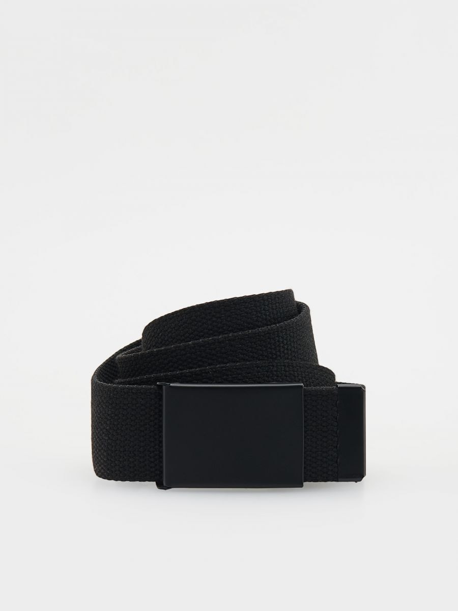 MEN`S BELT - SVART - RESERVED