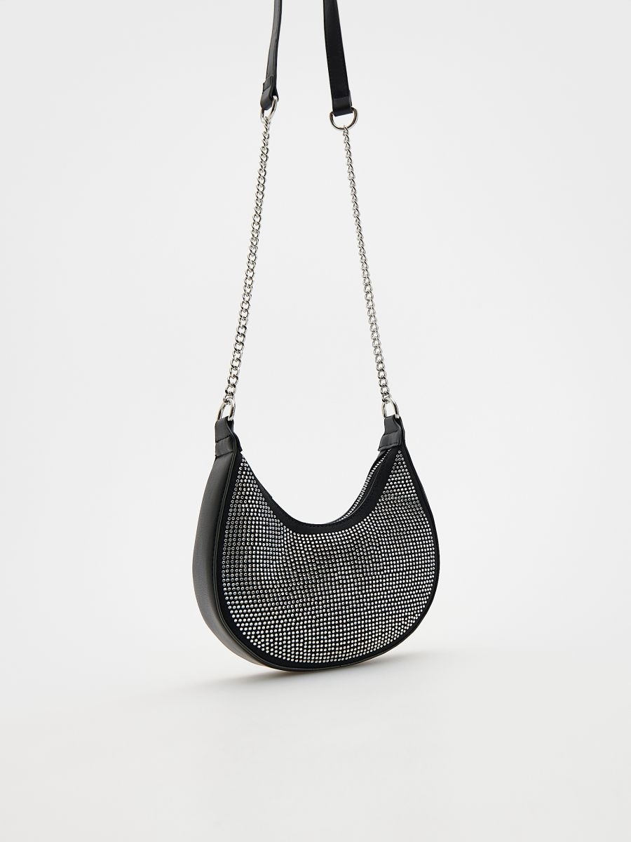 Bag with rhinestone detailing - black - RESERVED - 2