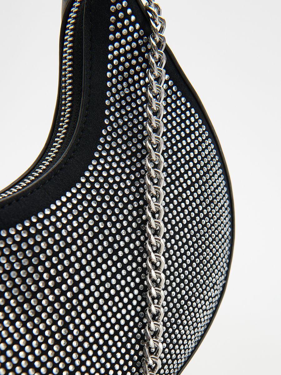 Bag with rhinestone detailing - black - RESERVED - 5
