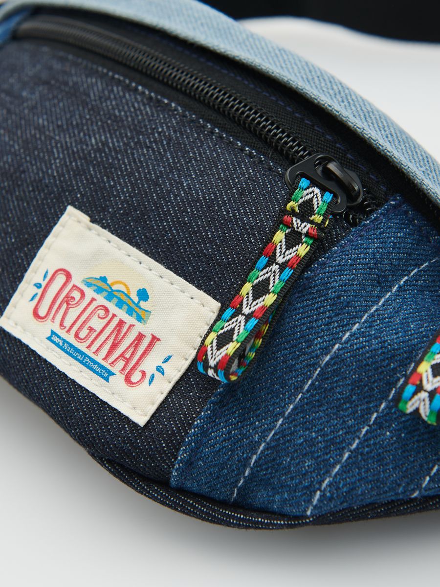 Bumbag with patch - navy - RESERVED - 6