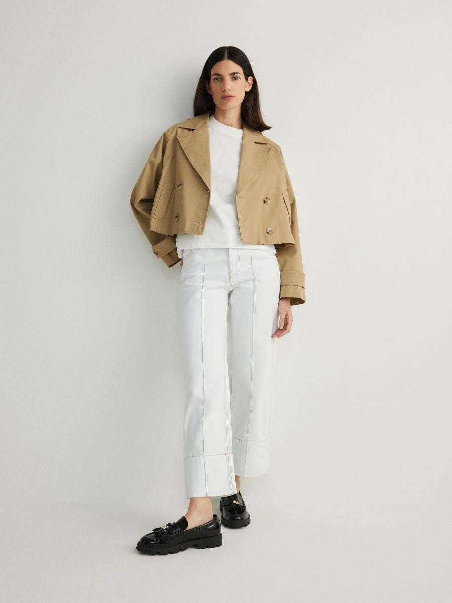 LADIES` OUTER JACKET - bež - RESERVED - 3