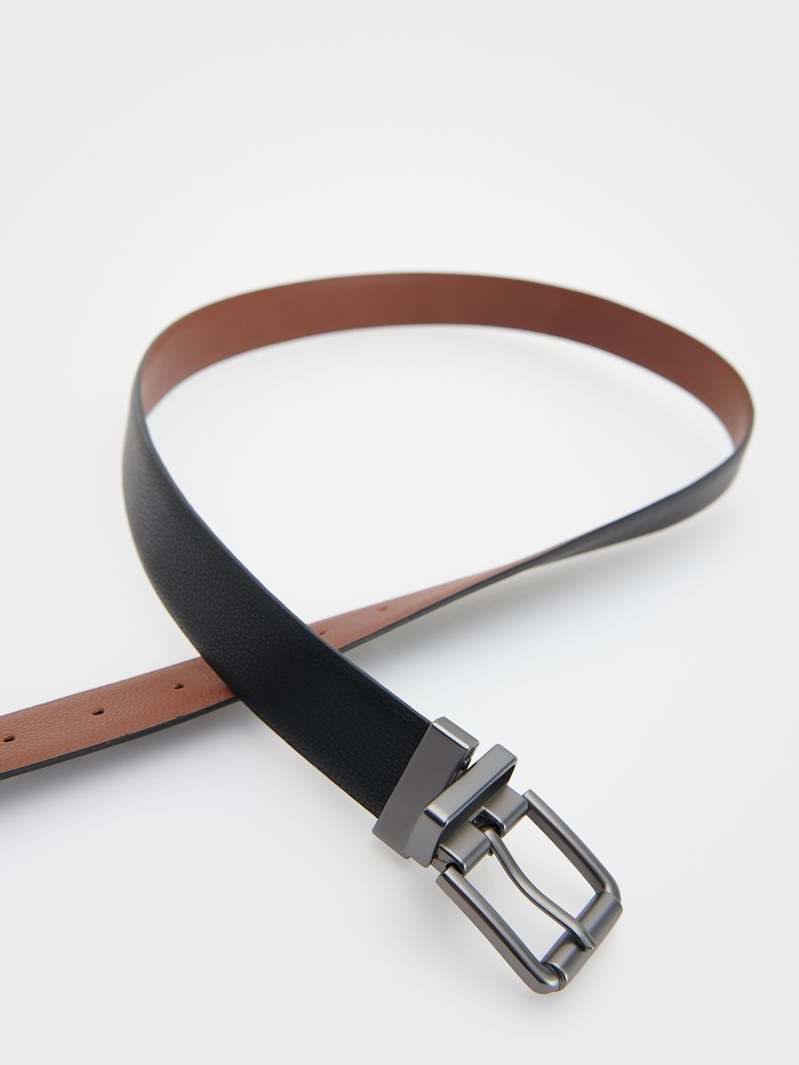 Combined materials belt - black - RESERVED - 3