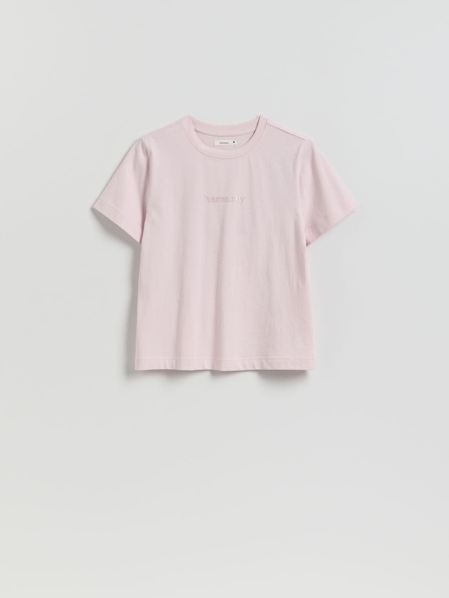 T-shirt à imprimé - rose pastel - RESERVED