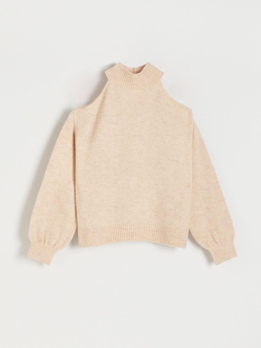 Cold shoulder jumper - nude - RESERVED - 6