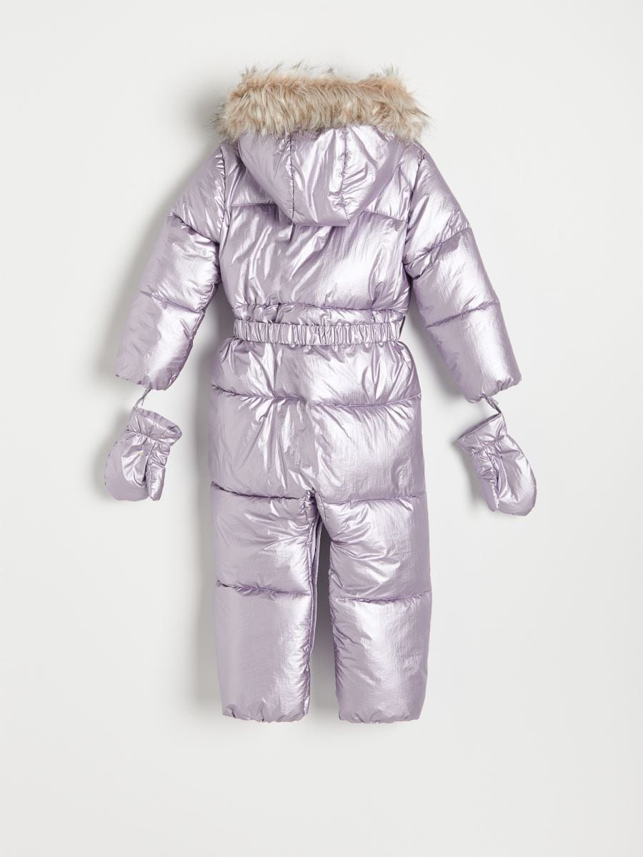 Quilted snowsuit with insulation - lavender - RESERVED - 6