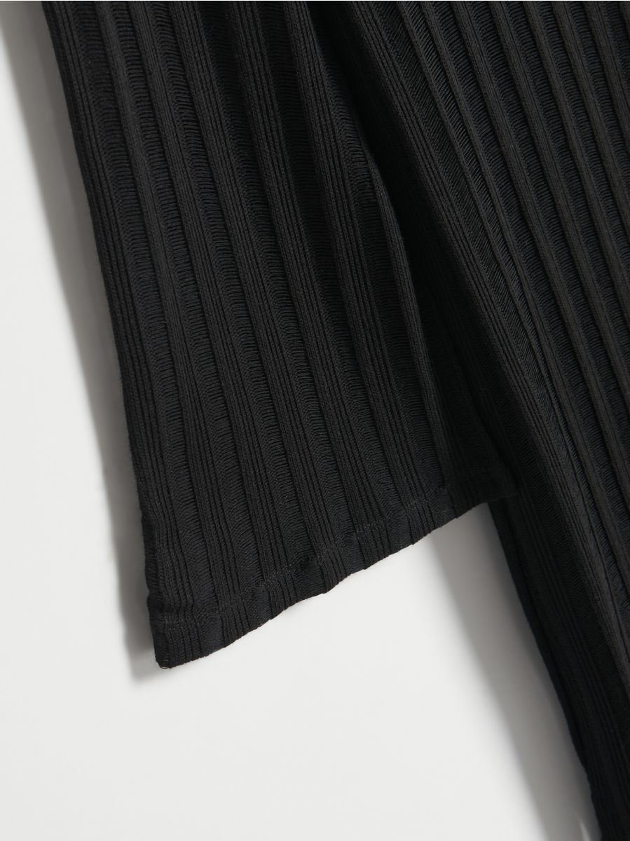 Strickkleid Midi - schwarz - RESERVED - 5