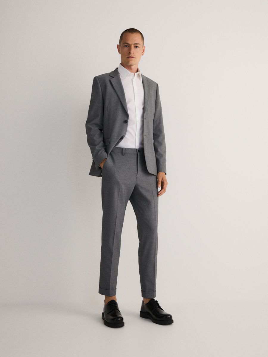 MEN`S TROUSERS - dark grey - RESERVED