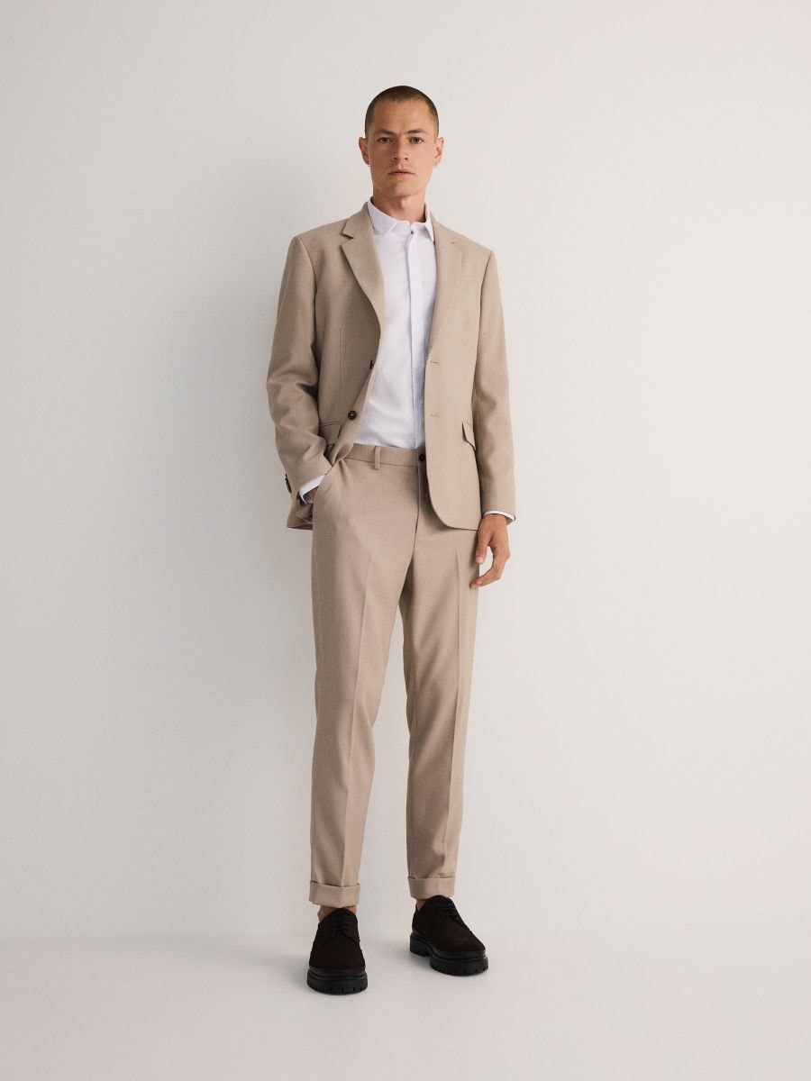 MEN`S TROUSERS - beige - RESERVED