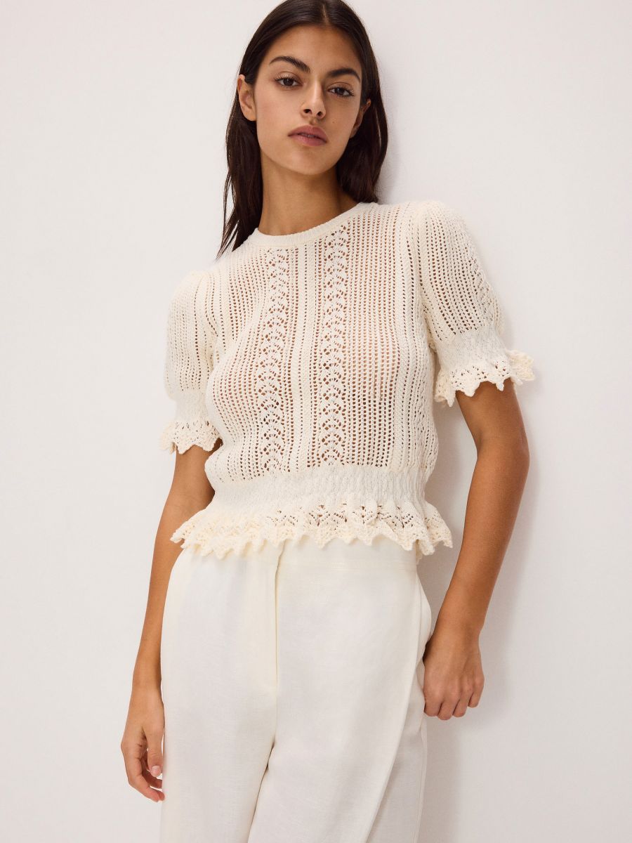 Openwork top - nude - RESERVED - 3