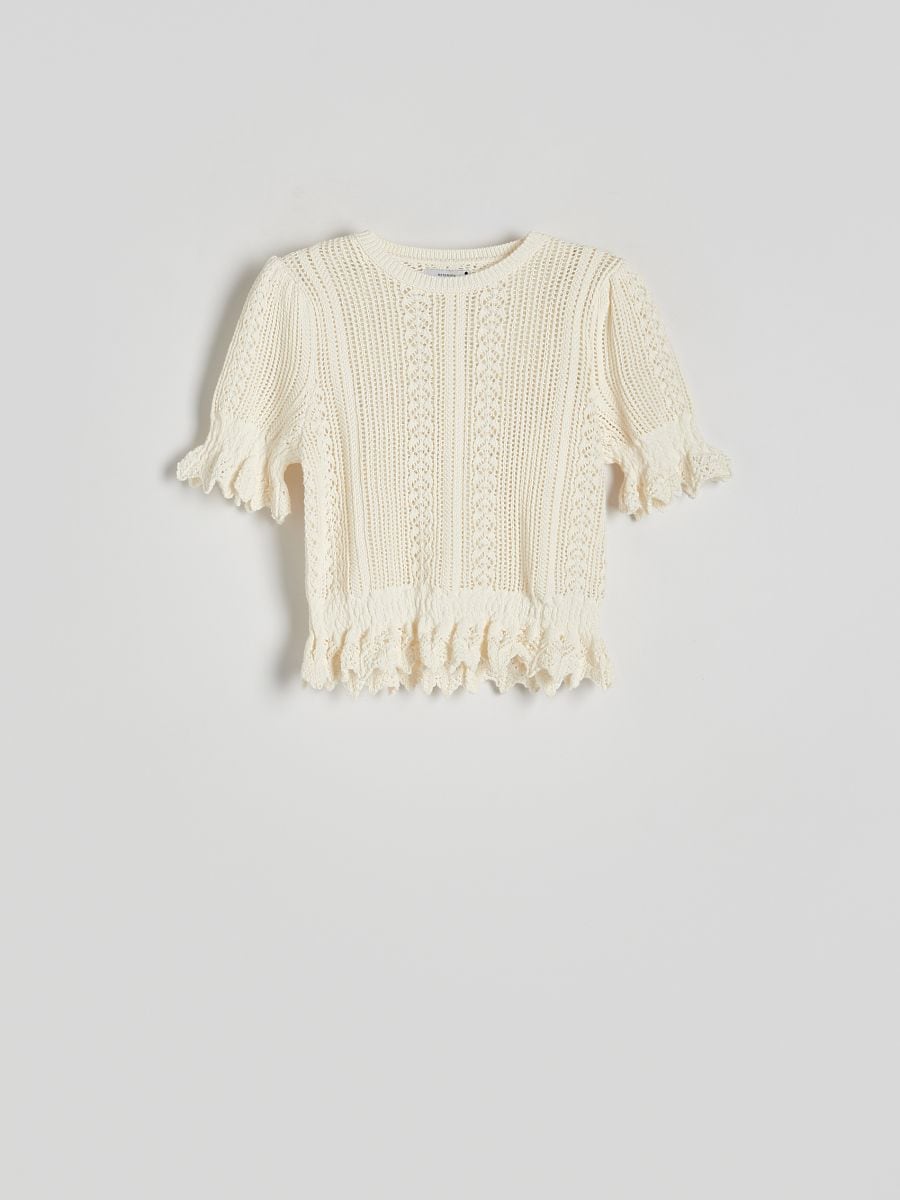 Openwork top - nude - RESERVED - 4