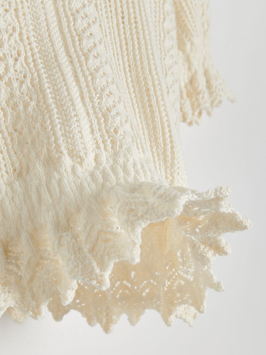 Openwork top - nude - RESERVED - 5