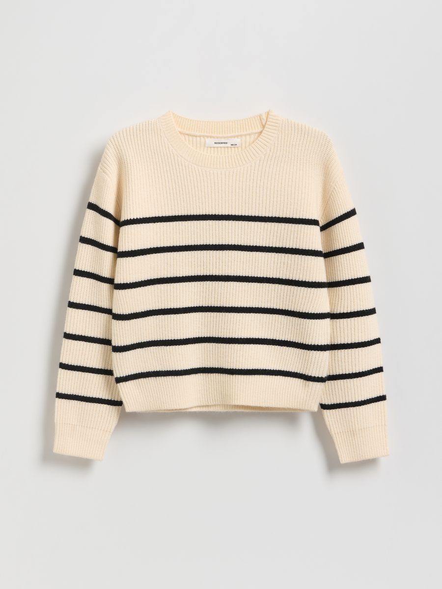 Pull en viscose mélangée - multicolore - RESERVED