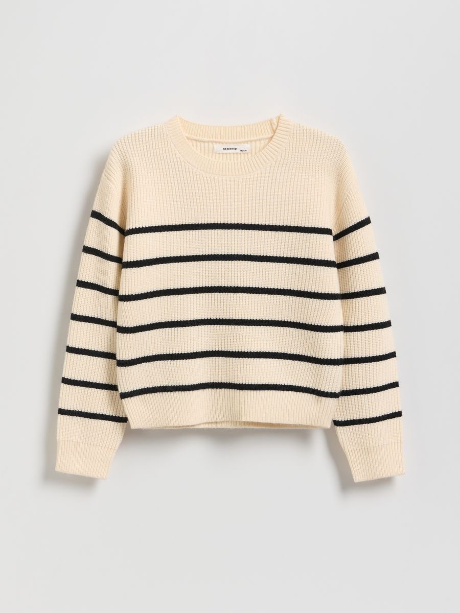 Sweater with viscose blend - multicolor - RESERVED