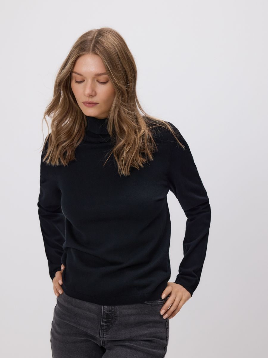 Golfas su viskoze - juoda - RESERVED