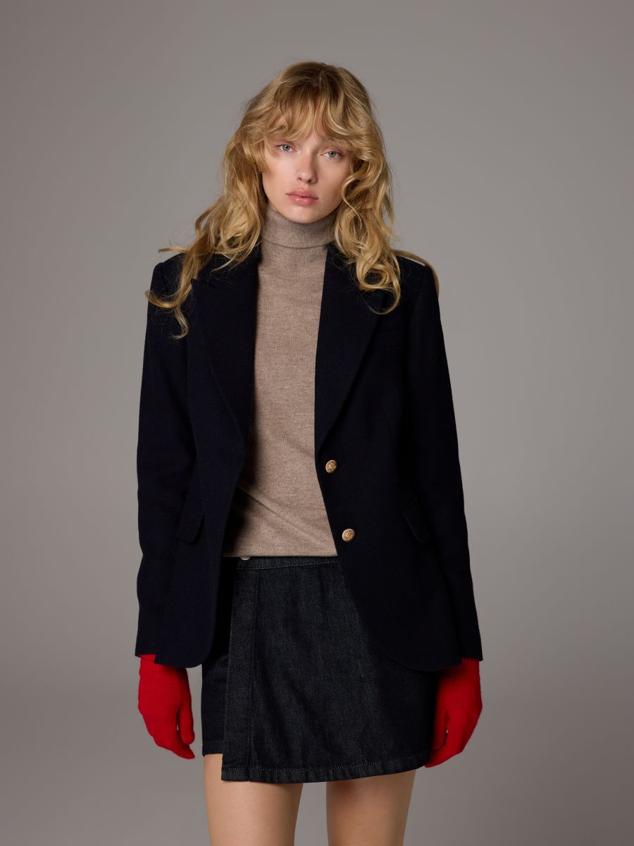 LADIES` GLOVES - red - RESERVED