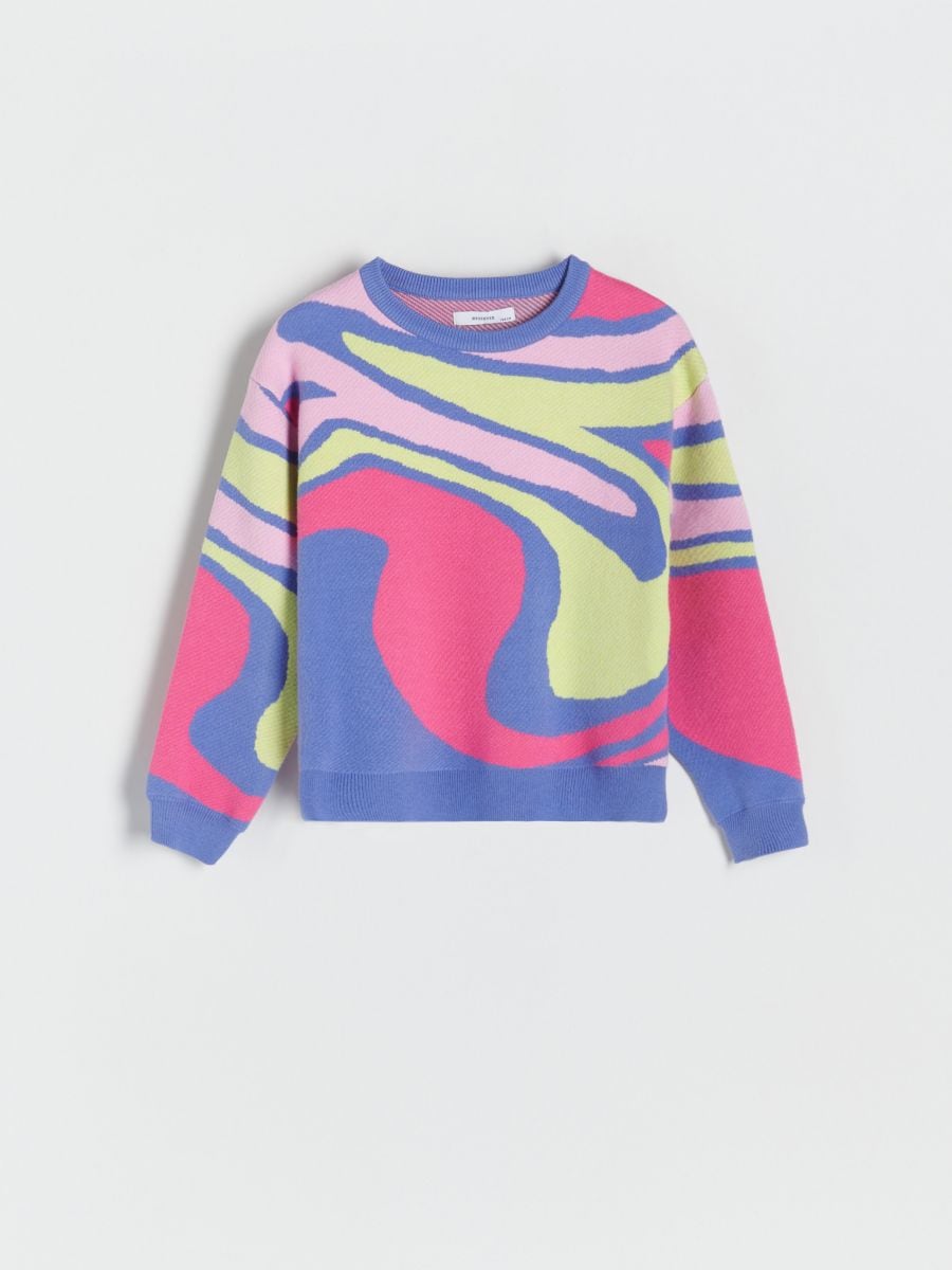 Multicoloured pattern jumper - multicolor - RESERVED - 2