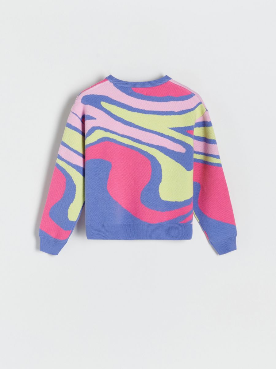 Multicoloured pattern jumper - multicolor - RESERVED - 4