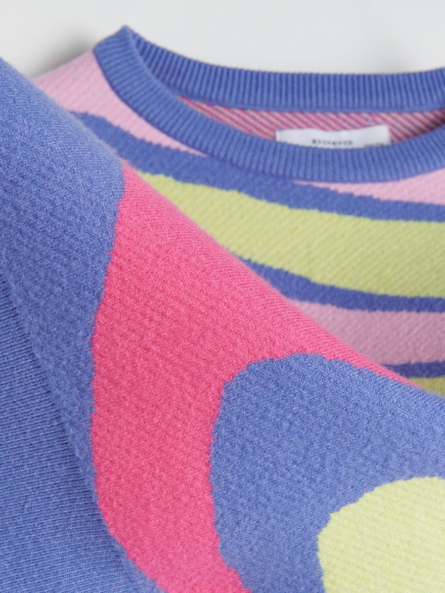 Multicoloured pattern jumper - multicolor - RESERVED - 5