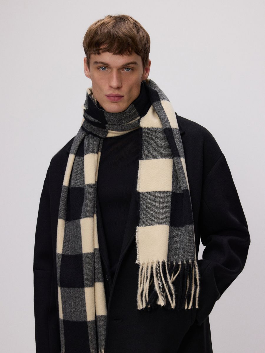 Check scarf - black - RESERVED - 2