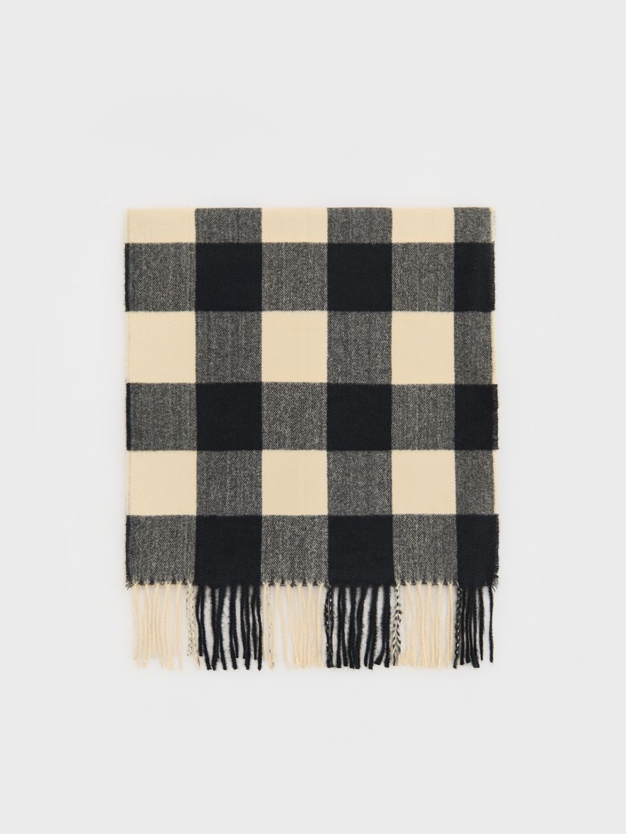 Check scarf - black - RESERVED - 3