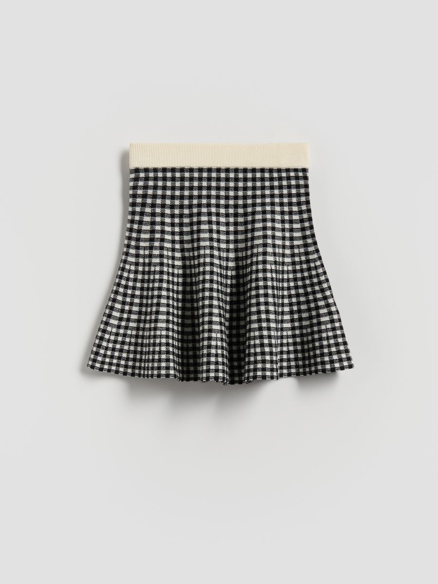 Viscose blend skirt - multicolor - RESERVED