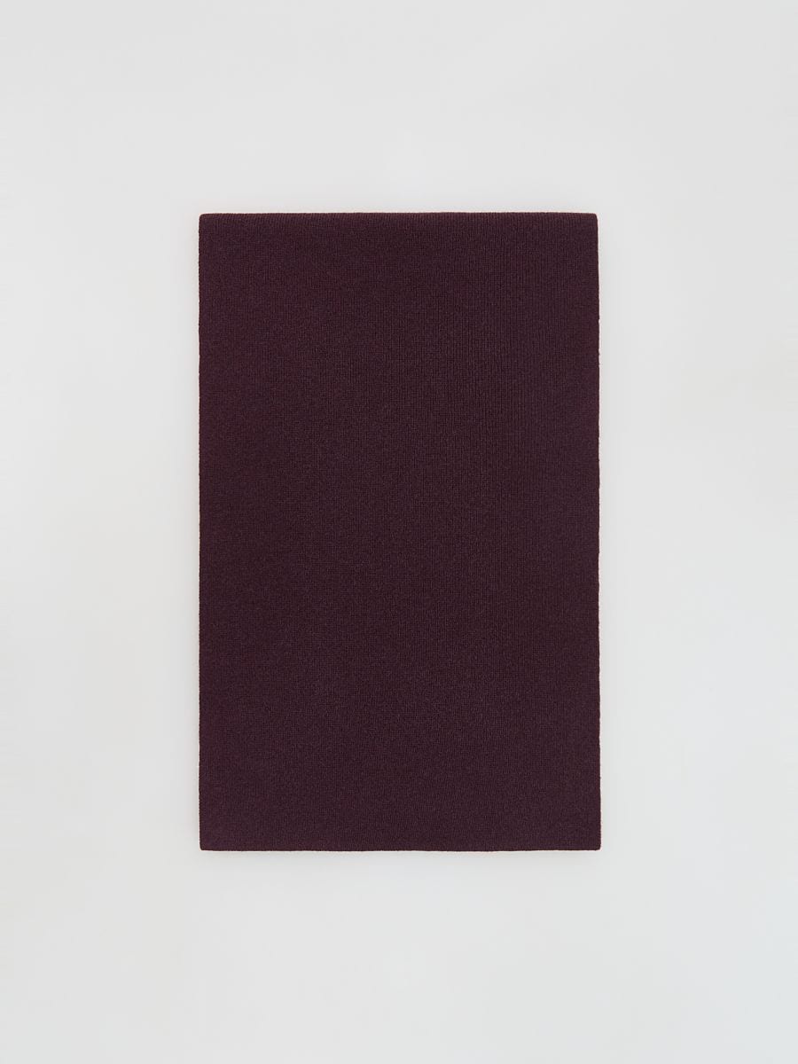 LADIES` SCARF - mahogany - RESERVED