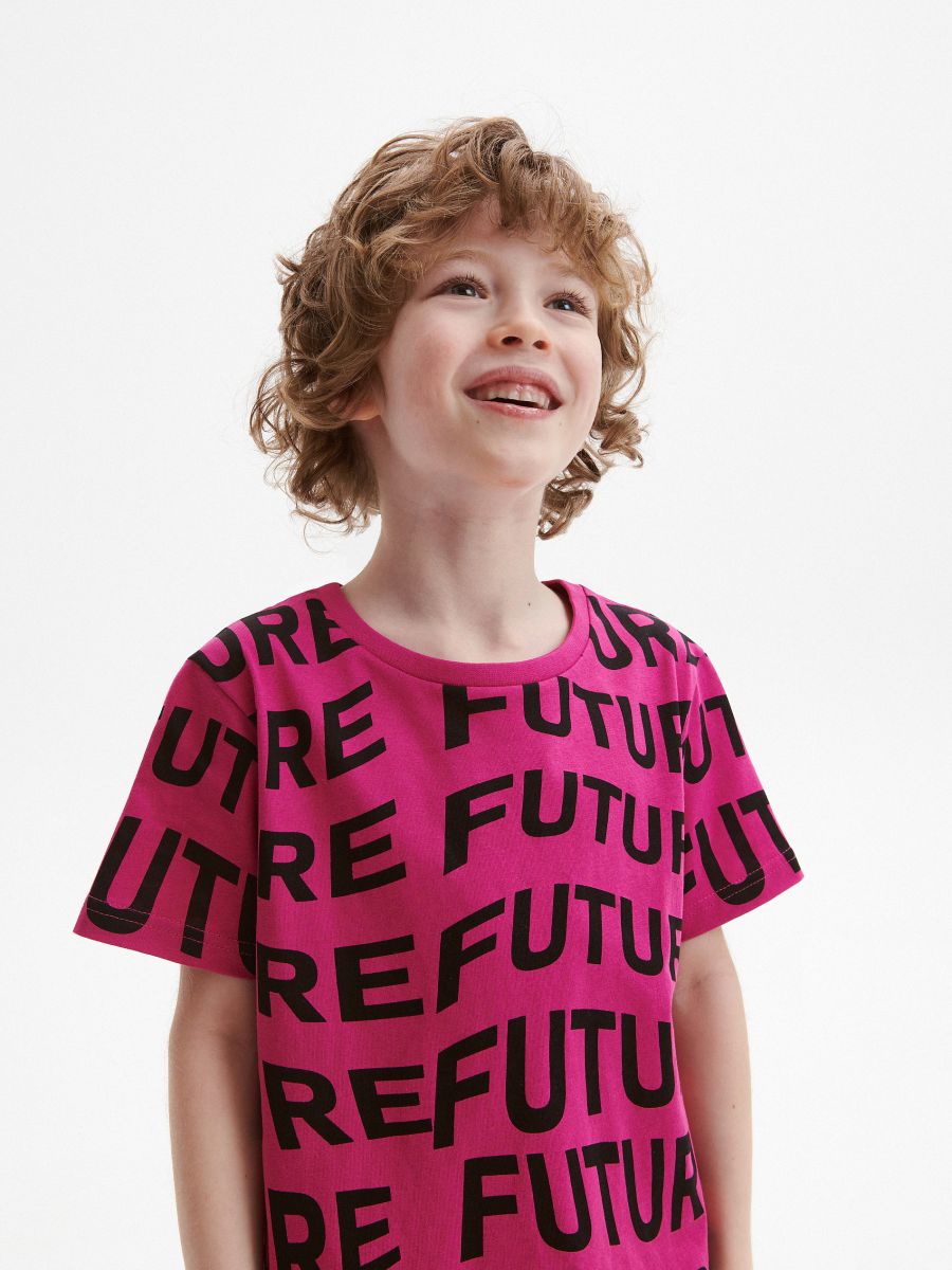 T-shirt with print - fuchsia - RESERVED - 6