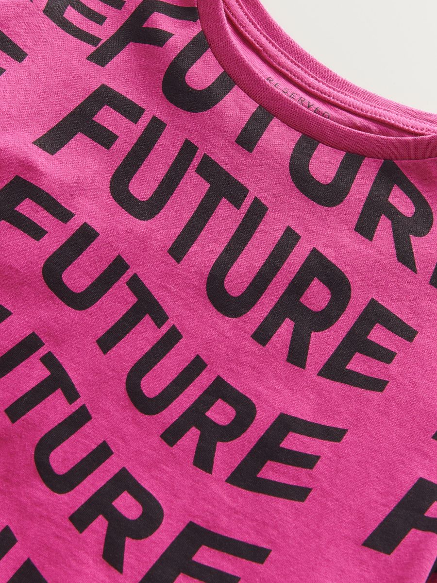 T-shirt with print - fuchsia - RESERVED - 5