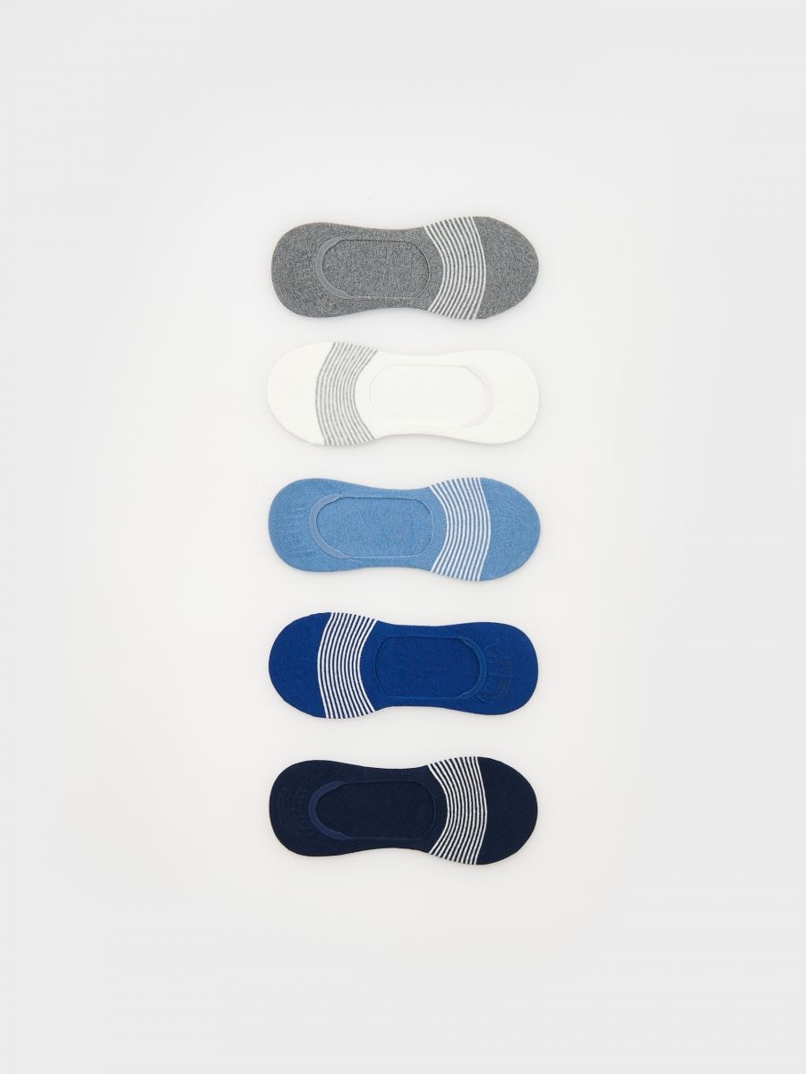 5 trumpų kojinių porų pakuotė - tamsiai mėlyna - RESERVED