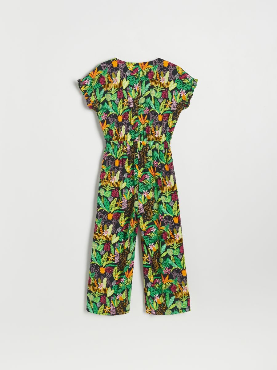 Viscose jumpsuit - multicolor - RESERVED - 5