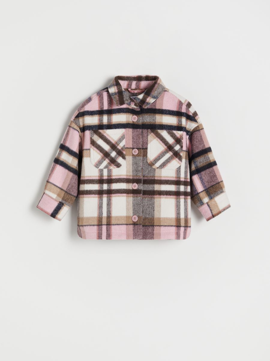 Check shacket - pink - RESERVED - 5