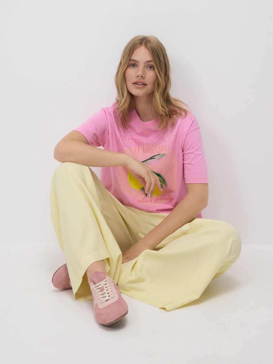 Sneaker aus Wildleder - rosa - RESERVED