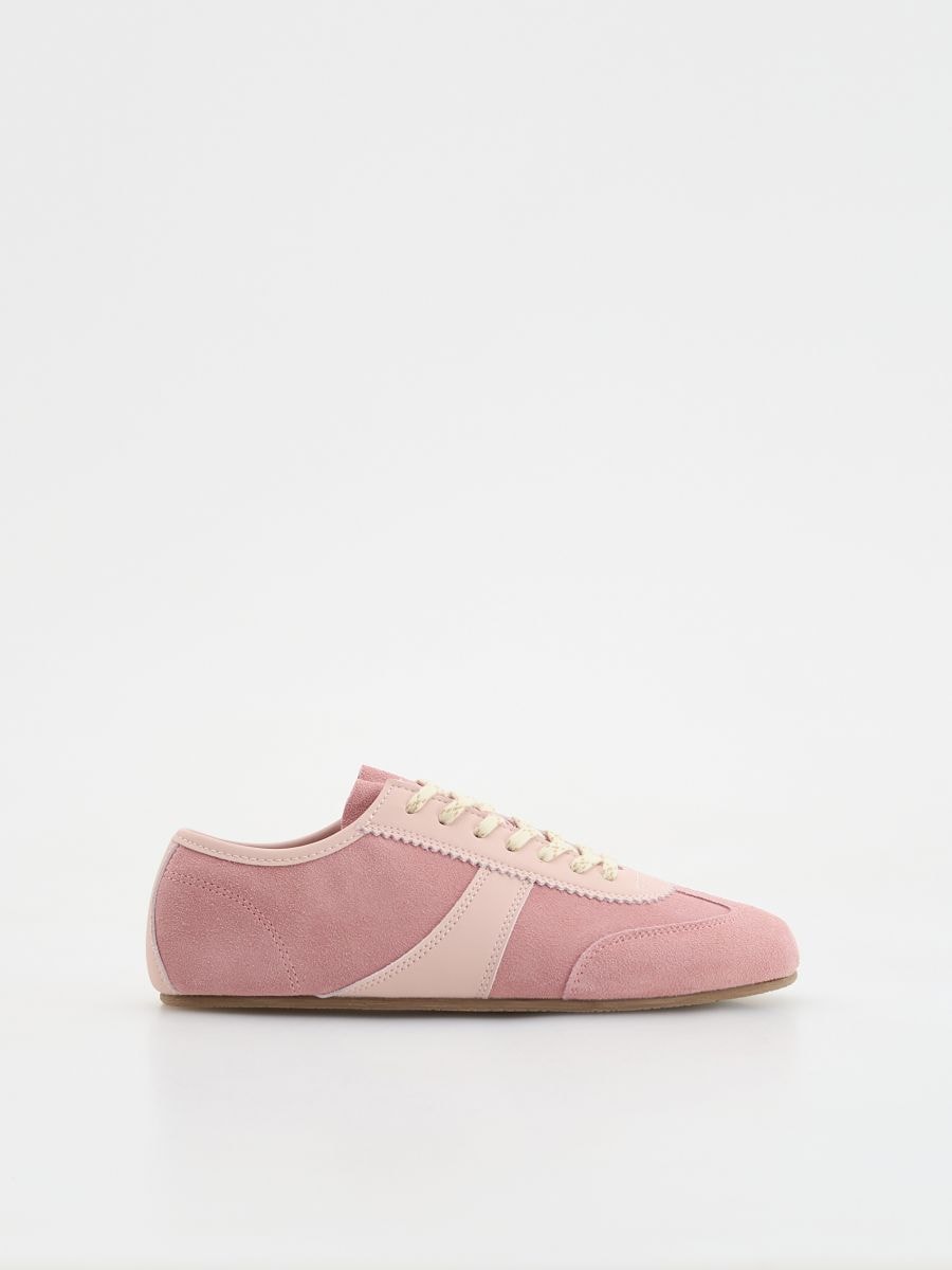 Baskets en daim - Rose - RESERVED