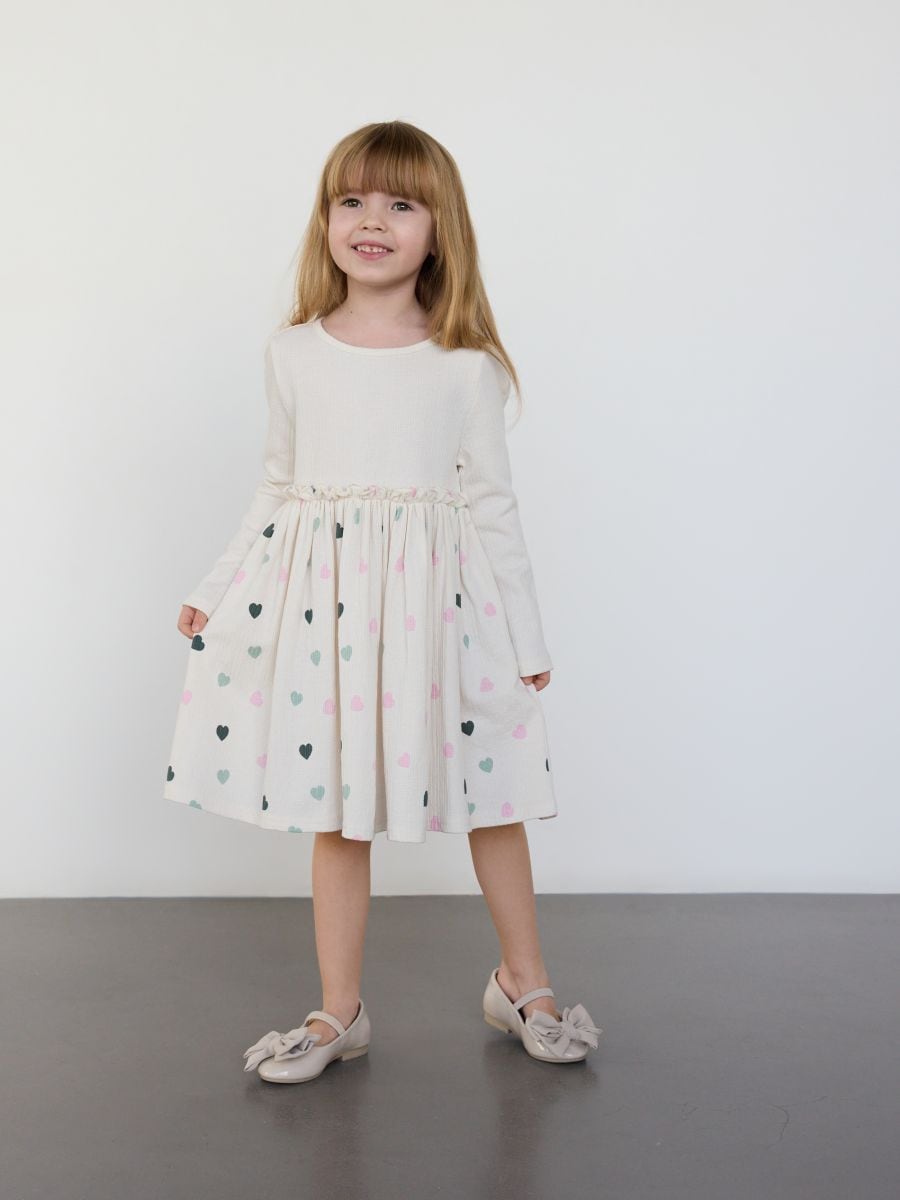 Robe en coton - nude - RESERVED